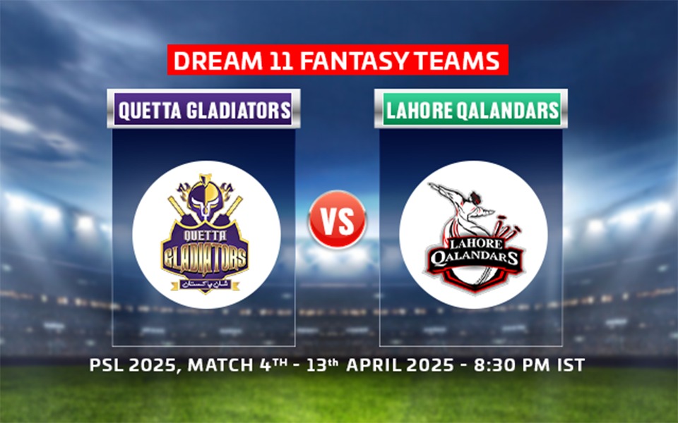 Watch PSL 2025: Lahore vs Quetta Gladiators Live