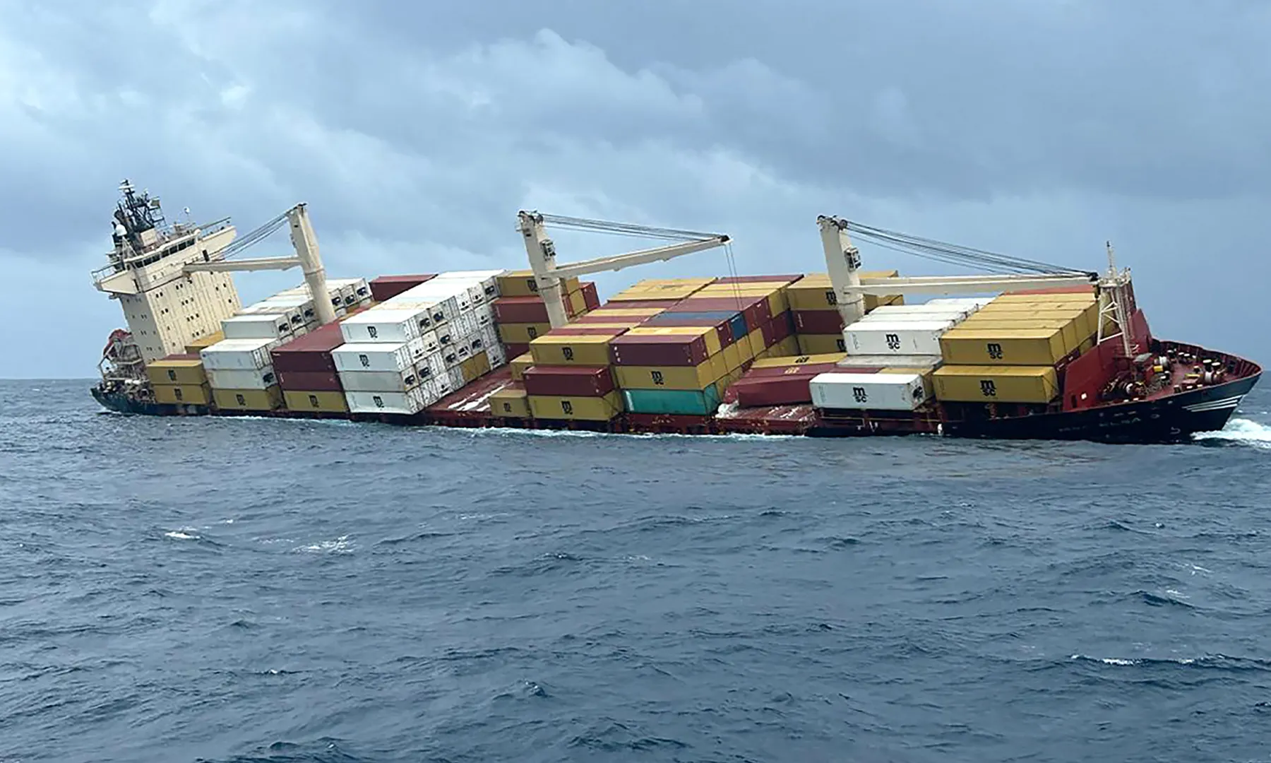 Ship with Hazardous Cargo Sinks off Kerala Coast